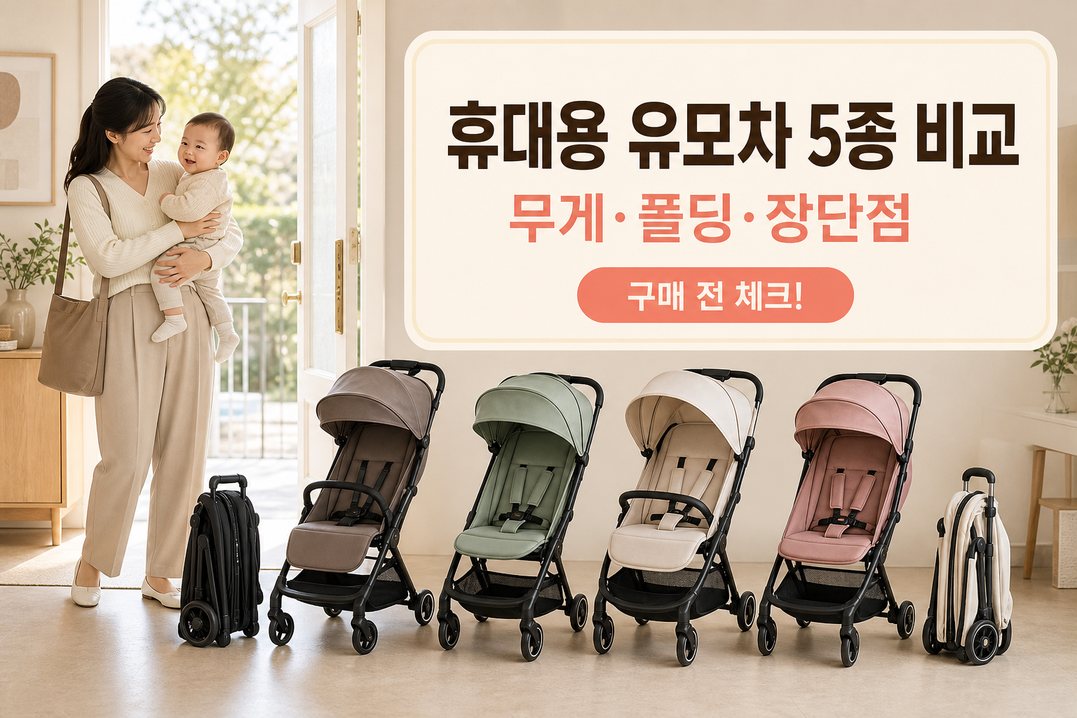 휴대용 유모차 추천 5종 비교|요요3·버터플라이2·줄즈 에어2·코야·퀴드3